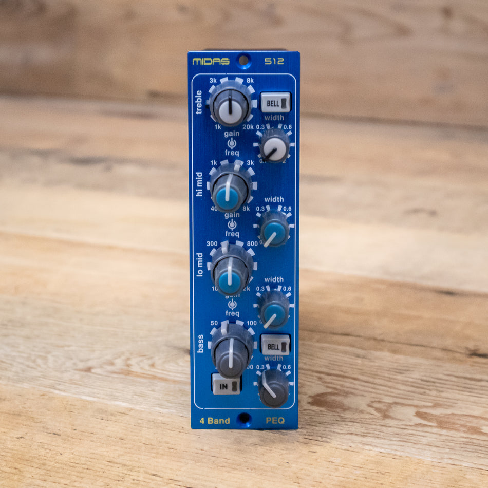Midas 512 4-Band Parametric EQ 500-Series Equalizer Module