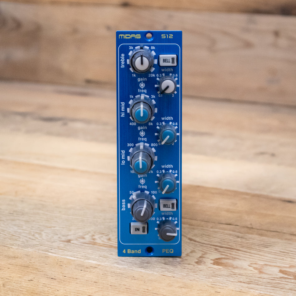 Midas 512 4-Band Parametric EQ 500-Series Equalizer Module