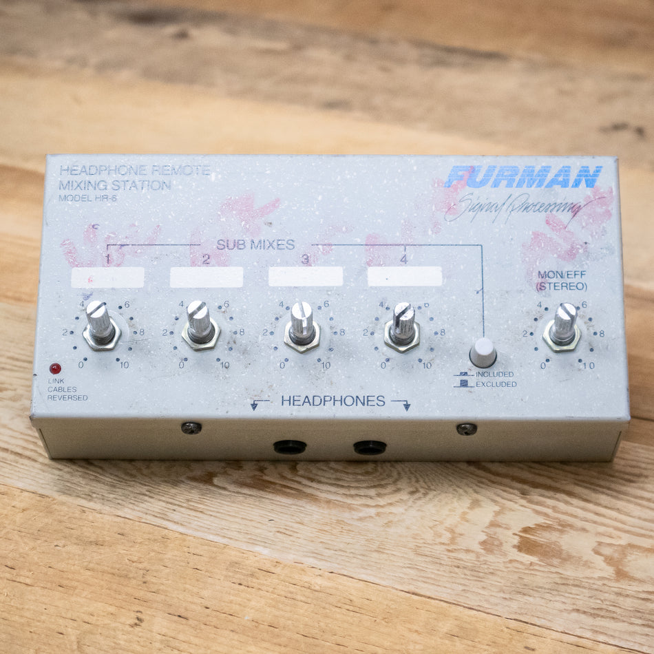 As Is Furman HR-6 (HR6) Personal Headphone Mixer