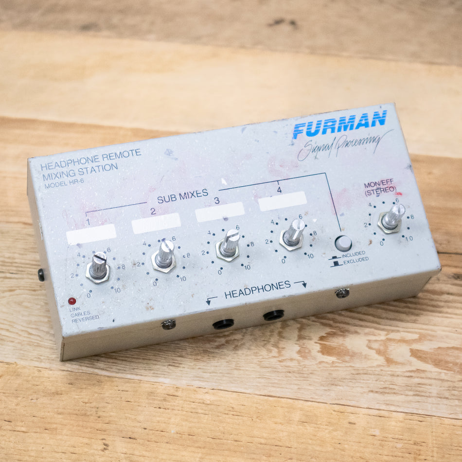 As Is Furman HR-6 (HR6) Personal Headphone Mixer