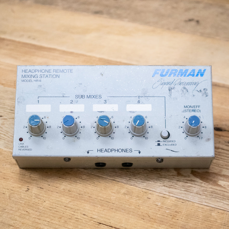 As Is Furman HR-6 (HR6) Personal Headphone Mixer