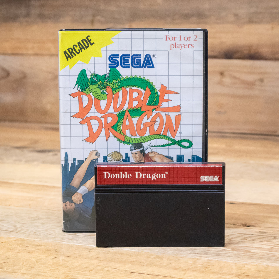 Double Dragon Game Cartridge with Case for Sega Master System