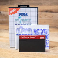 California Games Game Cartridge with Case for Sega Master System CIB