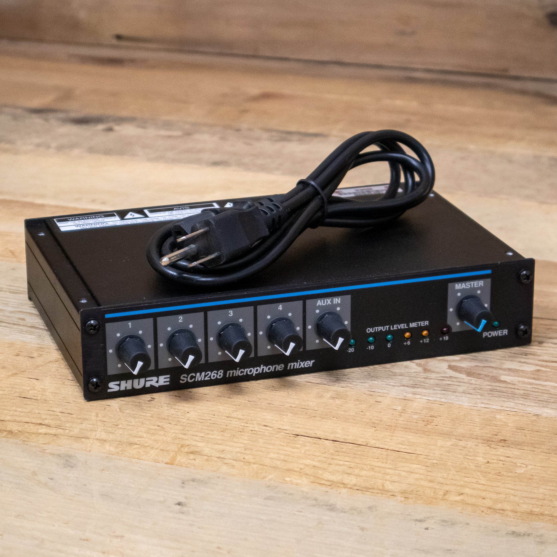 Shure SCM268 (SCM-268) 4-Channel Microphone Mixer – Pixel Pro Audio