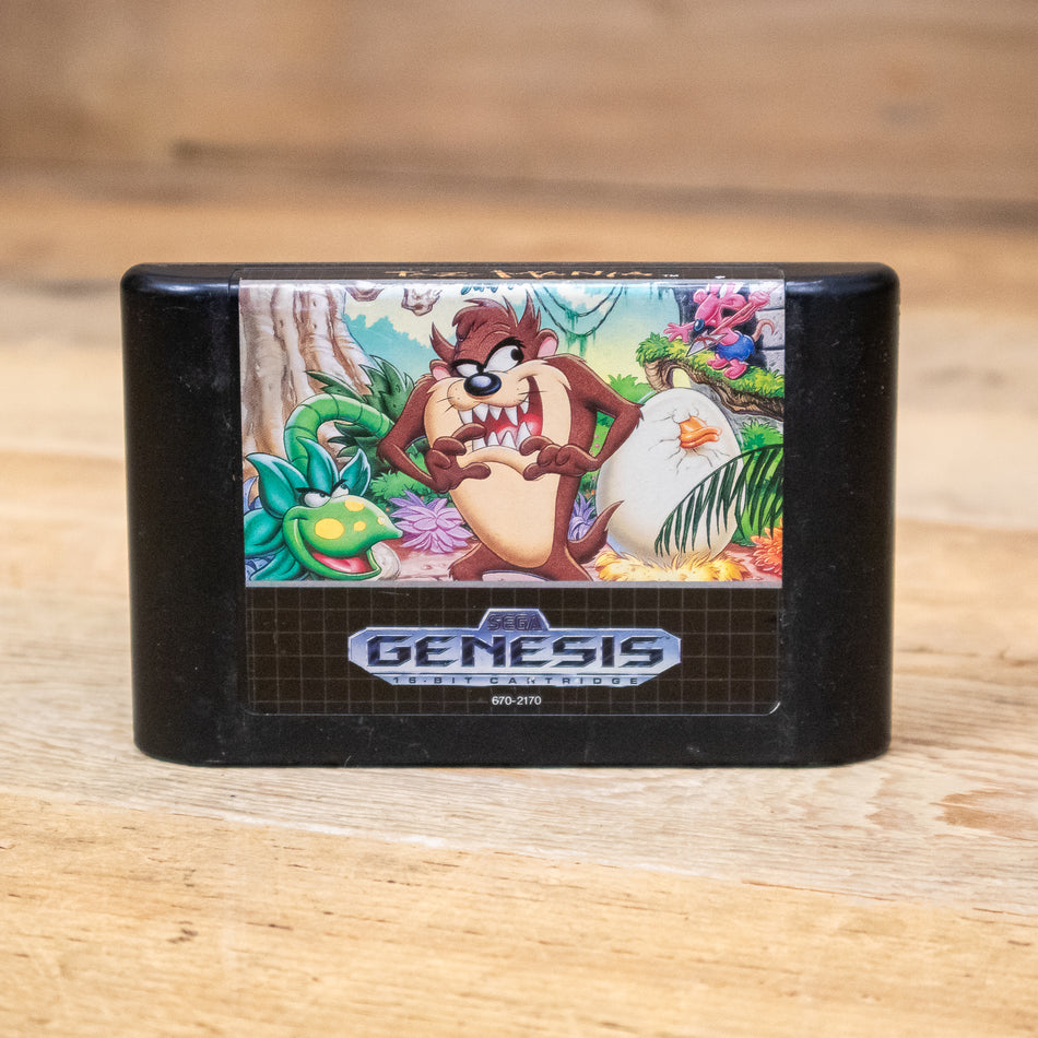 Taz-Mania Game Cartridge for Sega Genesis