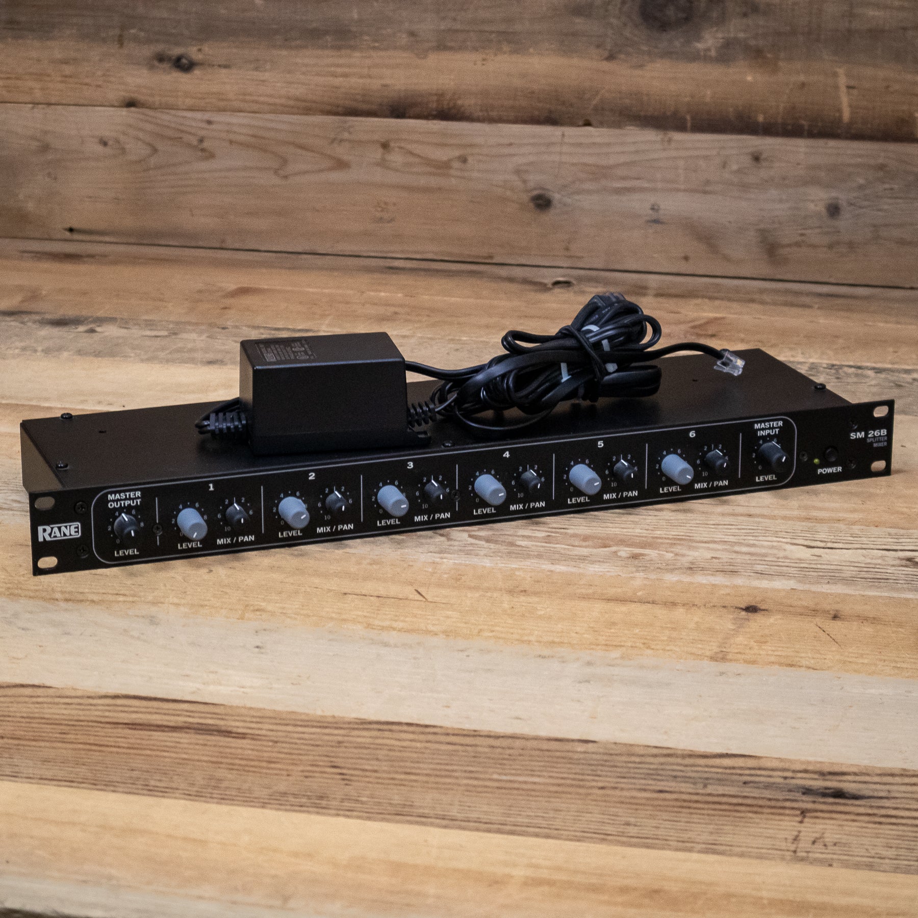 Rane SM 26B (SM26B) Rackmount Line Level Mixer with RS1 Power
