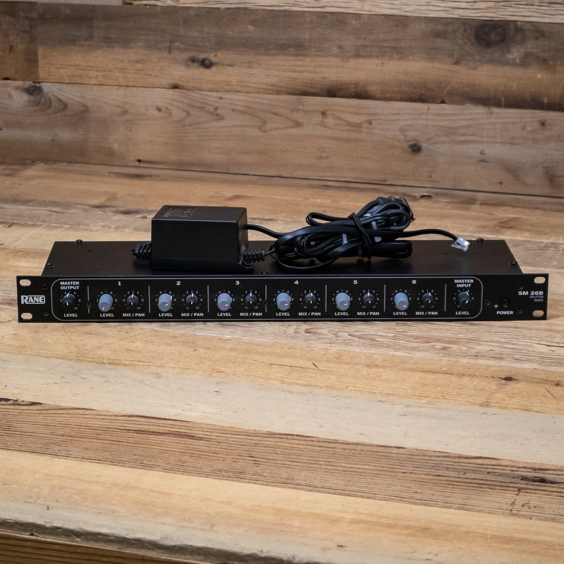 Rane SM 26B (SM26B) Rackmount Line Level Mixer with RS1 Power
