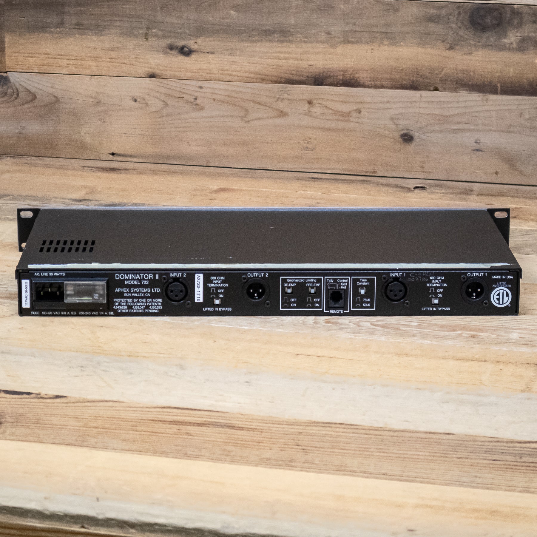 Aphex Dominator II Model 722 Stereo Multiband Peak Limiter – Pixel