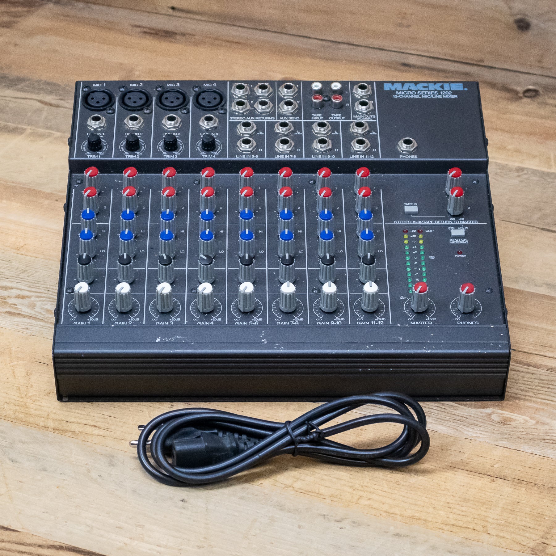 希少 美品 MACKIE Micro Series 1202 初代USA製 Mackie 1202 Micro Series Compact 12-Channel Mixer with Minor Issue