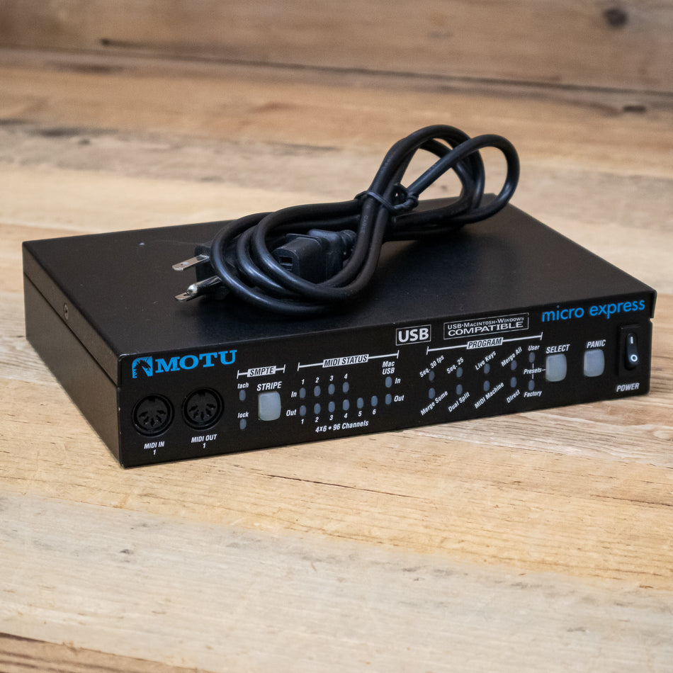 MOTU Micro Express 4x6 USB Bus-Powered MIDI Interface