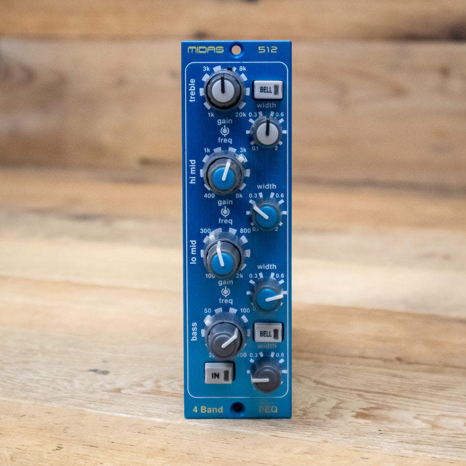 Midas 512 4-Band Parametric EQ 500-Series Equalizer Module