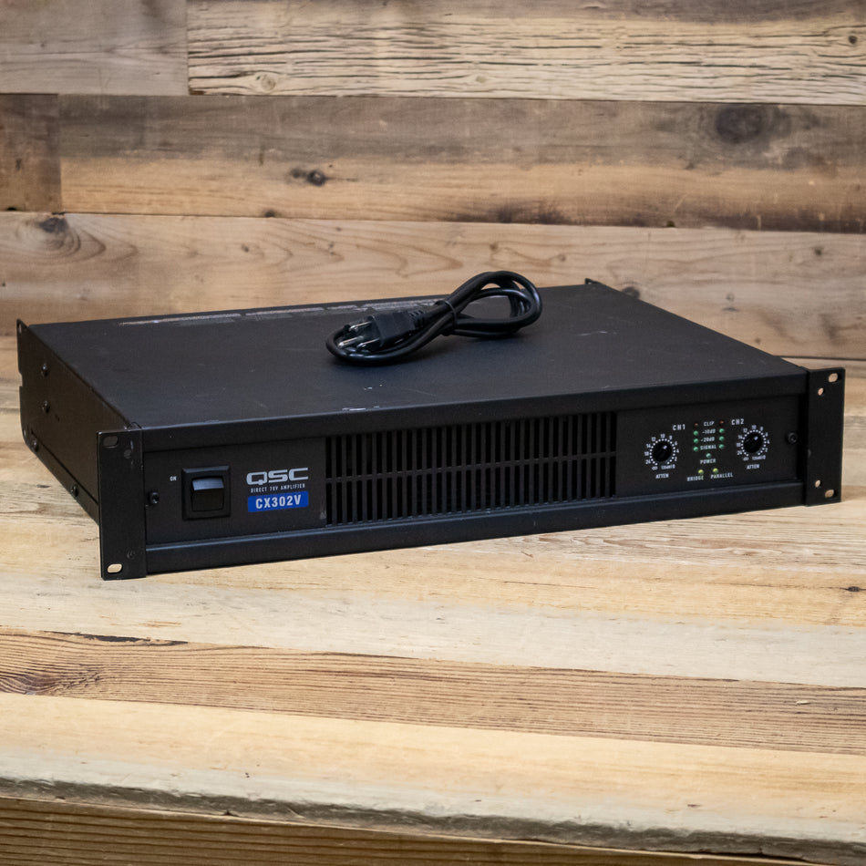 QSC Audio CX302V 2-Channel Stereo 200W Power Amplifier
