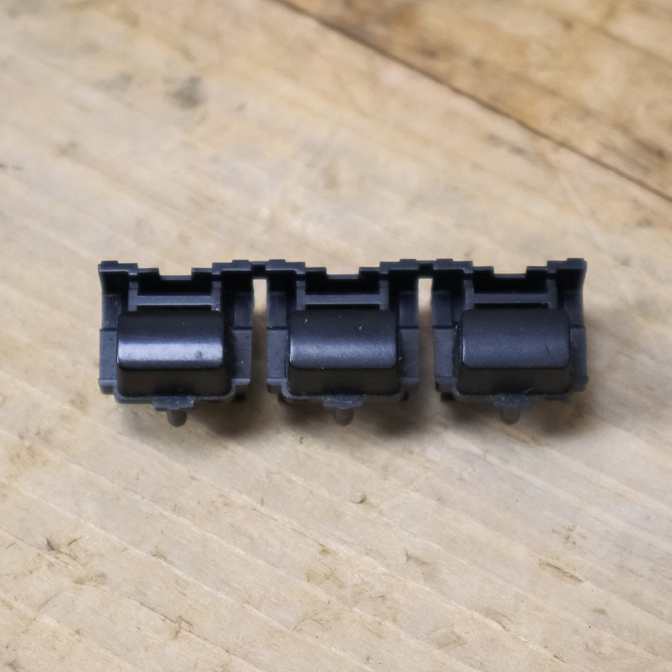 Boss BR-1600CD Rectangle Push Button Covers (3 Buttons)