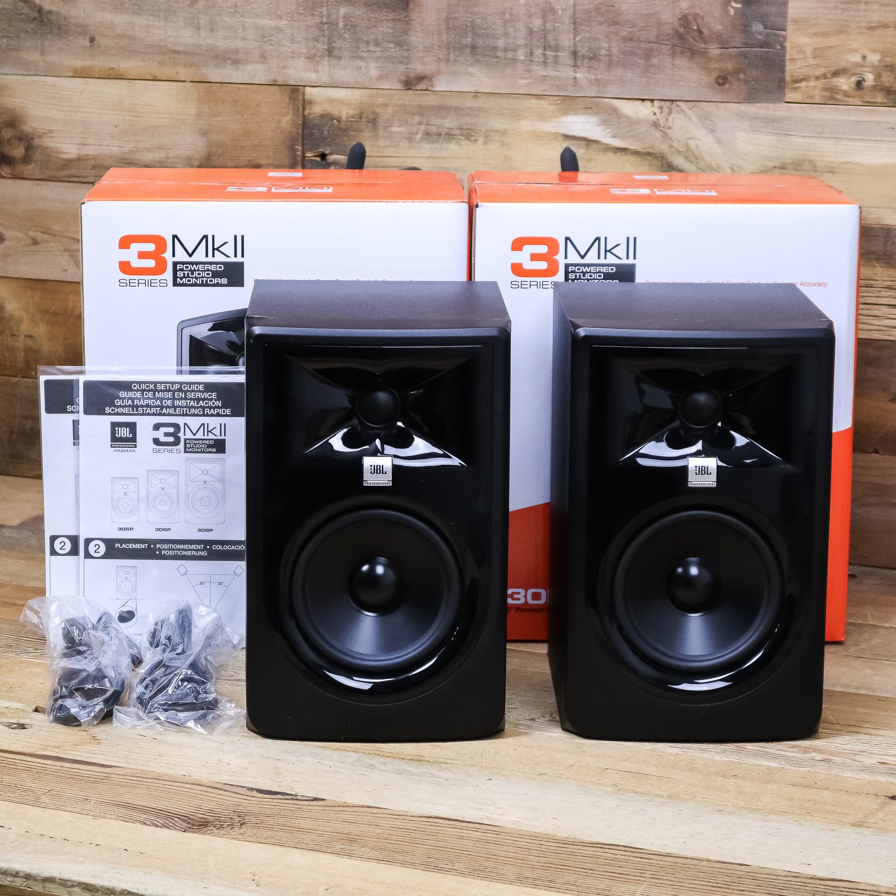 Demo Stereo Pair of JBL 305P MKII 5