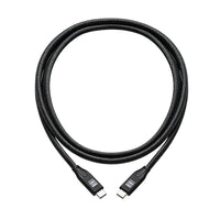 Hosa Black USB4 40Gbps Data/Video/Power 240W 5A USB-C Cable, 3.3 foot