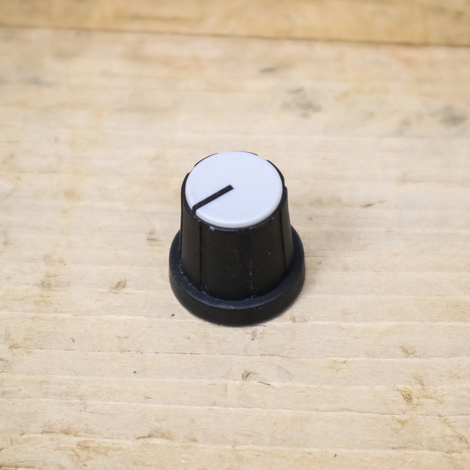 Rane Black Knob with Gray Cap for HC-6, PE-15, SM-26