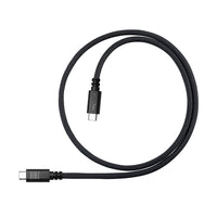Hosa Black Thunderbolt 5 Certified 80Gbps 240W 5A USB-C Cable, 2.6 foot