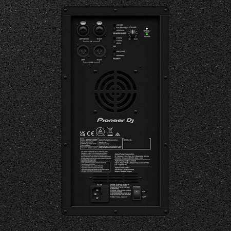 Pioneer DJ XPRS1182ST 18" Active Subwoofer Bundle with Mogami Gold XLR Cables