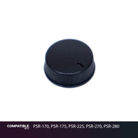 Yamaha Black Master Volume Knob for PSR-170, PSR-175, PSR-225, PSR-270, PSR-280