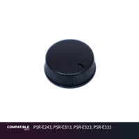 Yamaha Black Master Volume Knob for PSR-E243, PSR-E313, PSR-E323, PSR-E333
