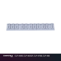 Yamaha 11-Key Rubber Contact Strip for CLP-440R, CLP-465GP, CLP-470B, CLP-480