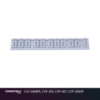 Yamaha 11-Key Rubber Contact Strip for CLP-S408PE, CVP-305, CVP-307, CVP-309GP