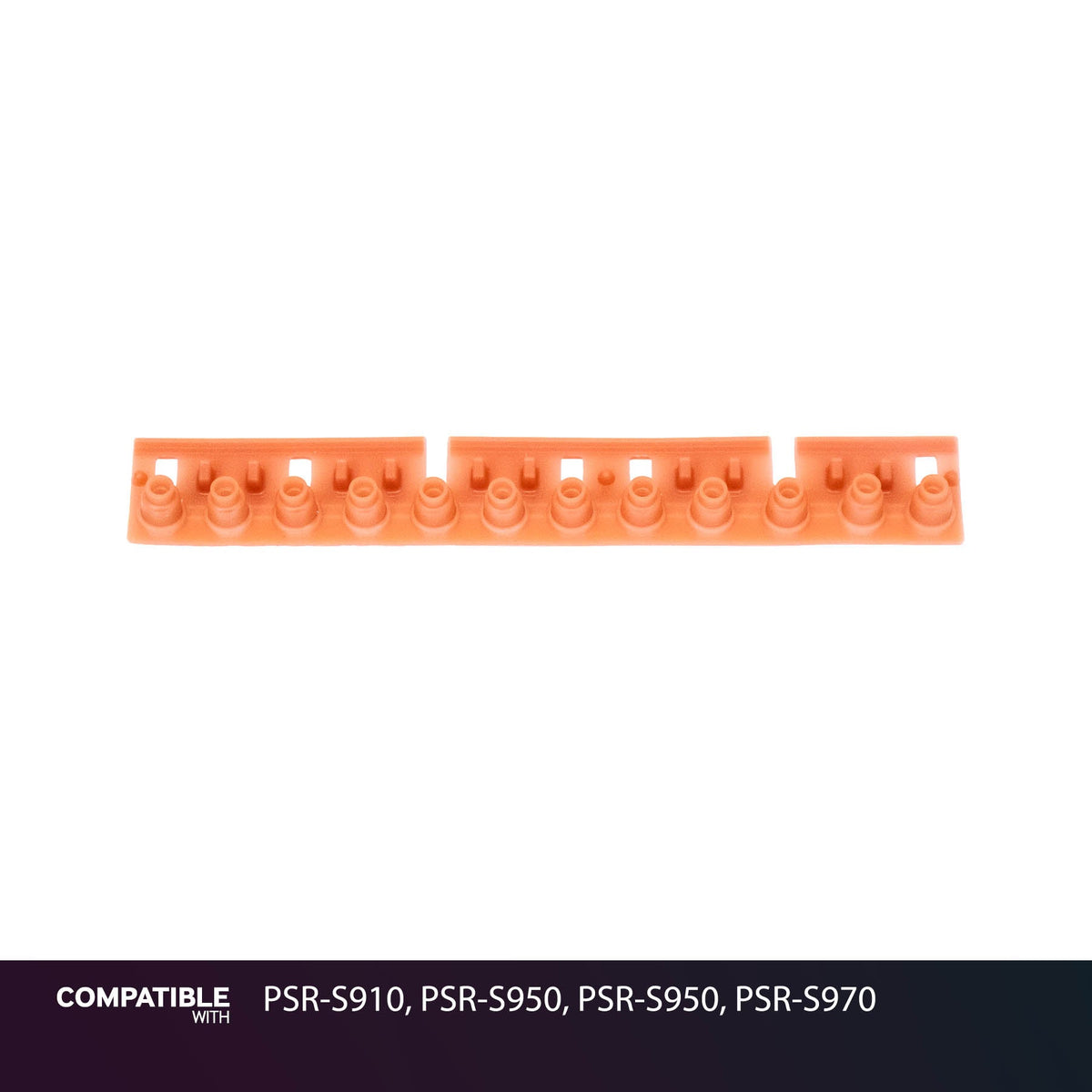 Yamaha 12-Key Rubber Contact Strip for PSR-S910, PSR-S950, PSR-S950, PSR-S970