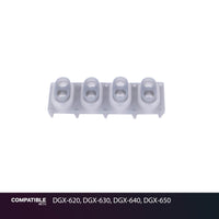 Yamaha 4-Key Rubber Contact Strip for DGX-620, DGX-630, DGX-640, DGX-650