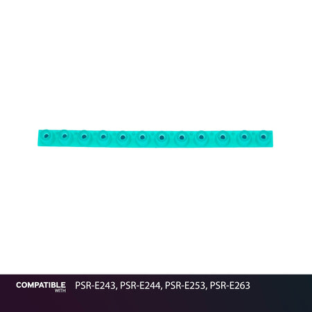Yamaha 12-Key Rubber Contact Strip for PSR-E243, PSR-E244, PSR-E253, PSR-E263