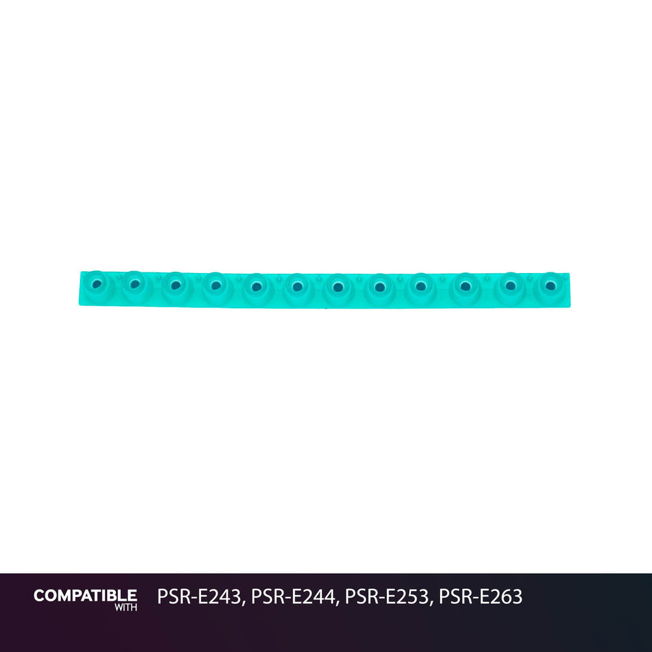 Yamaha 12-Key Rubber Contact Strip for PSR-E243, PSR-E244, PSR-E253, PSR-E263