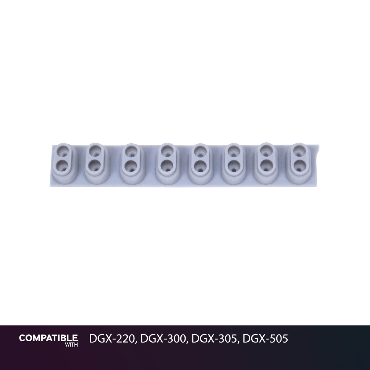 Yamaha 8-Key Rubber Contact Strip for DGX-220, DGX-300, DGX-305, DGX-505