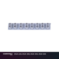 Yamaha 8-Key Rubber Contact Strip for DGX-220, DGX-300, DGX-305, DGX-505