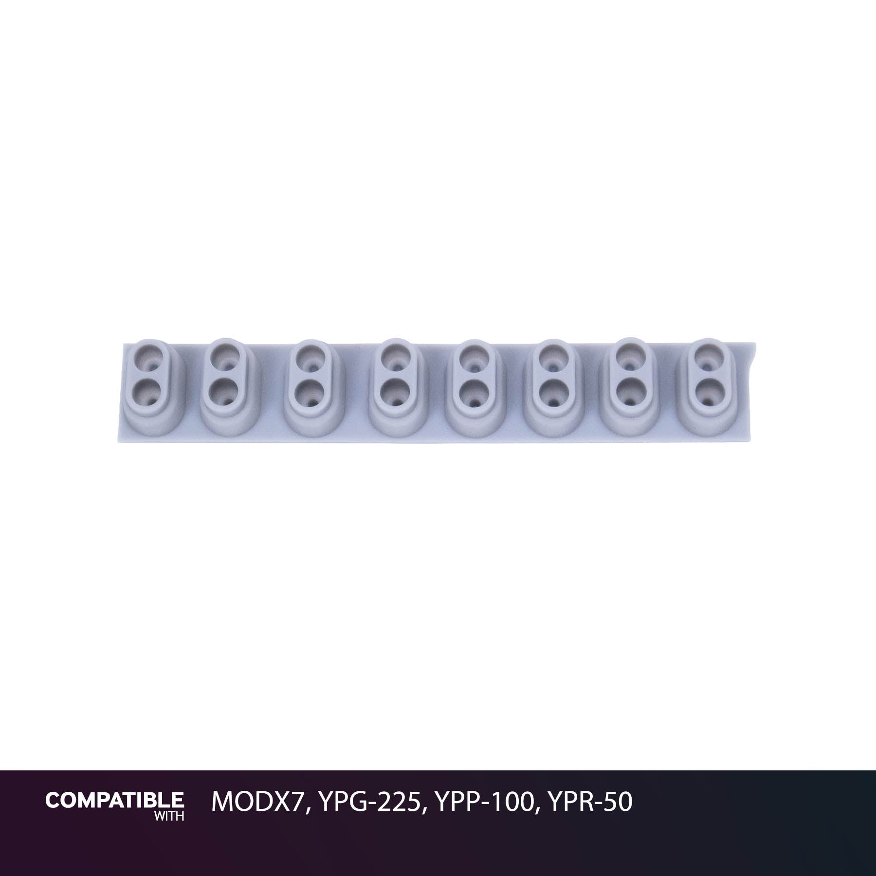 Yamaha 8-Key Rubber Contact Strip for MODX7, YPG-225, YPP-100, YPR-50