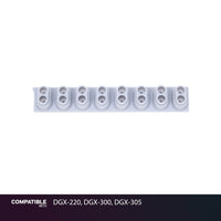 Yamaha 8-Key Low Rubber Contact Strip for DGX-220, DGX-300, DGX-305