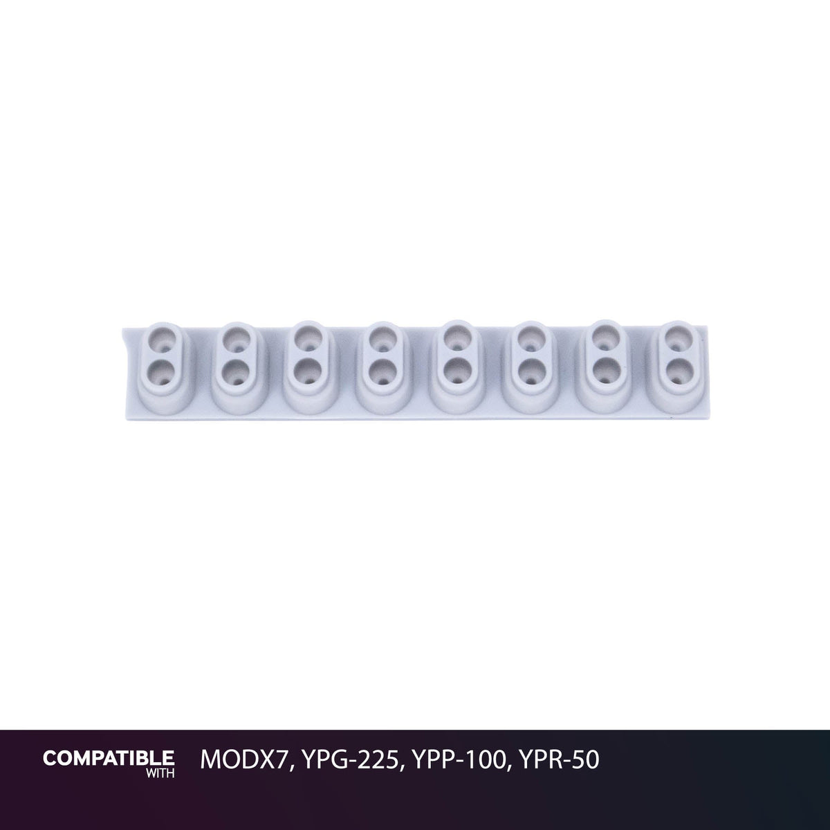 Yamaha 8-Key Low Rubber Contact Strip for MODX7, YPG-225, YPP-100, YPR-50