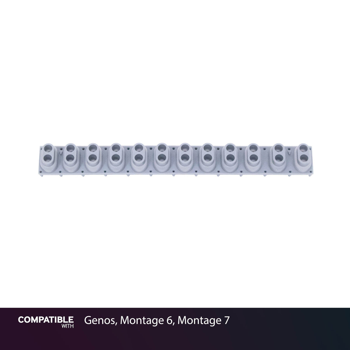 Yamaha 12-Key Rubber Contact Strip for Genos, Montage 6, Montage 7