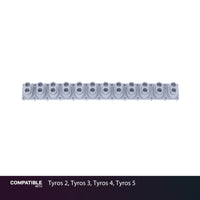 Yamaha 12-Key Rubber Contact Strip for Tyros 2, Tyros 3, Tyros 4, Tyros 5