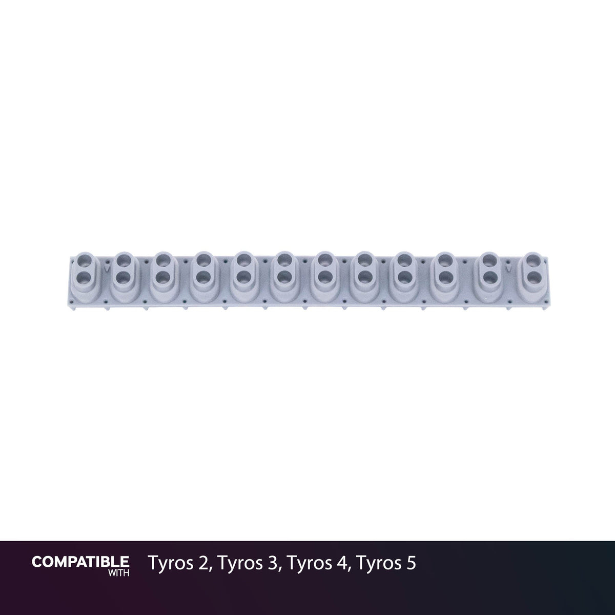 Yamaha 12-Key Rubber Contact Strip for Tyros 2, Tyros 3, Tyros 4, Tyros 5