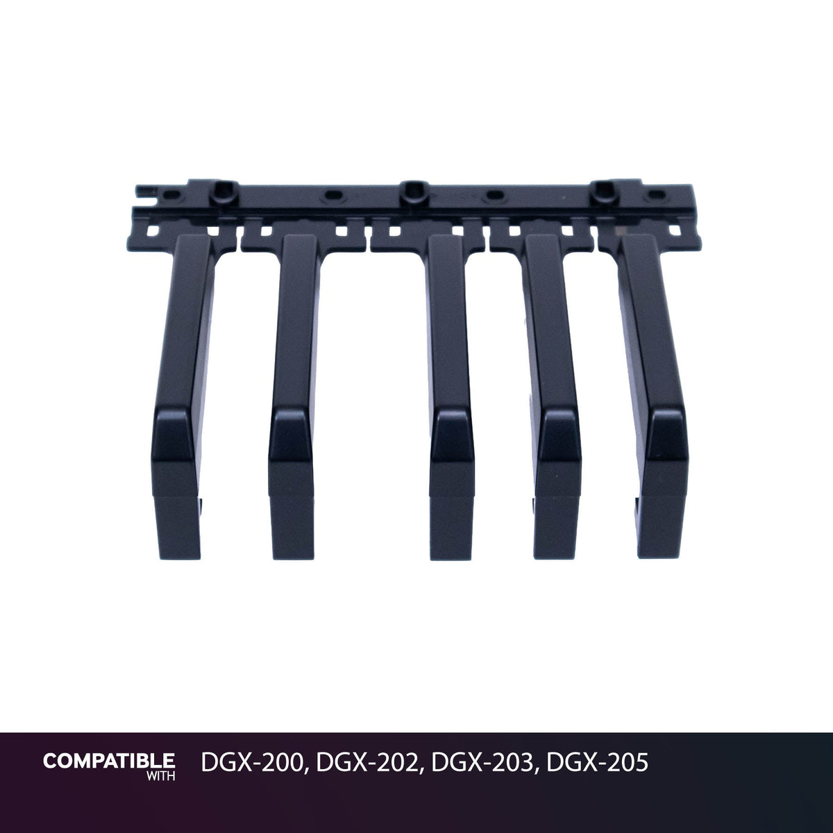 Yamaha Black Key Set for DGX-200, DGX-202, DGX-203, DGX-205