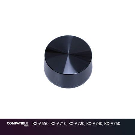 Yamaha Black Volume Knob for RX-A550, RX-A710, RX-A720, RX-A740, RX-A750