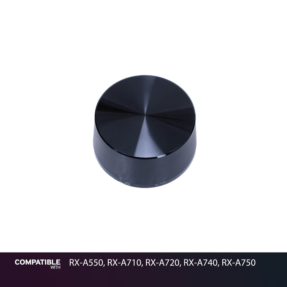 Yamaha Black Volume Knob for RX-A550, RX-A710, RX-A720, RX-A740, RX-A750