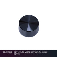Yamaha Black Volume Knob for RX-V1077, RX-V1079, RX-V1083, RX-V1085, RX-V773