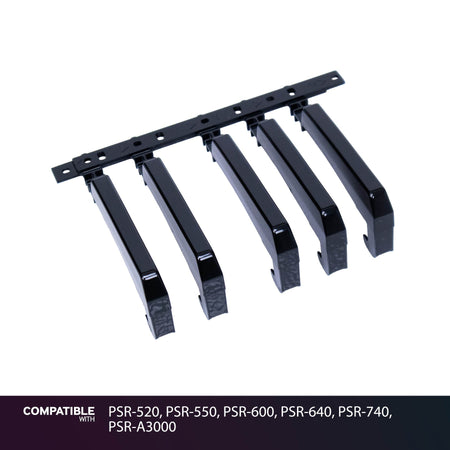 Yamaha Black Key Set for PSR-520, PSR-550, PSR-600, PSR-640, PSR-740, PSR-A3000