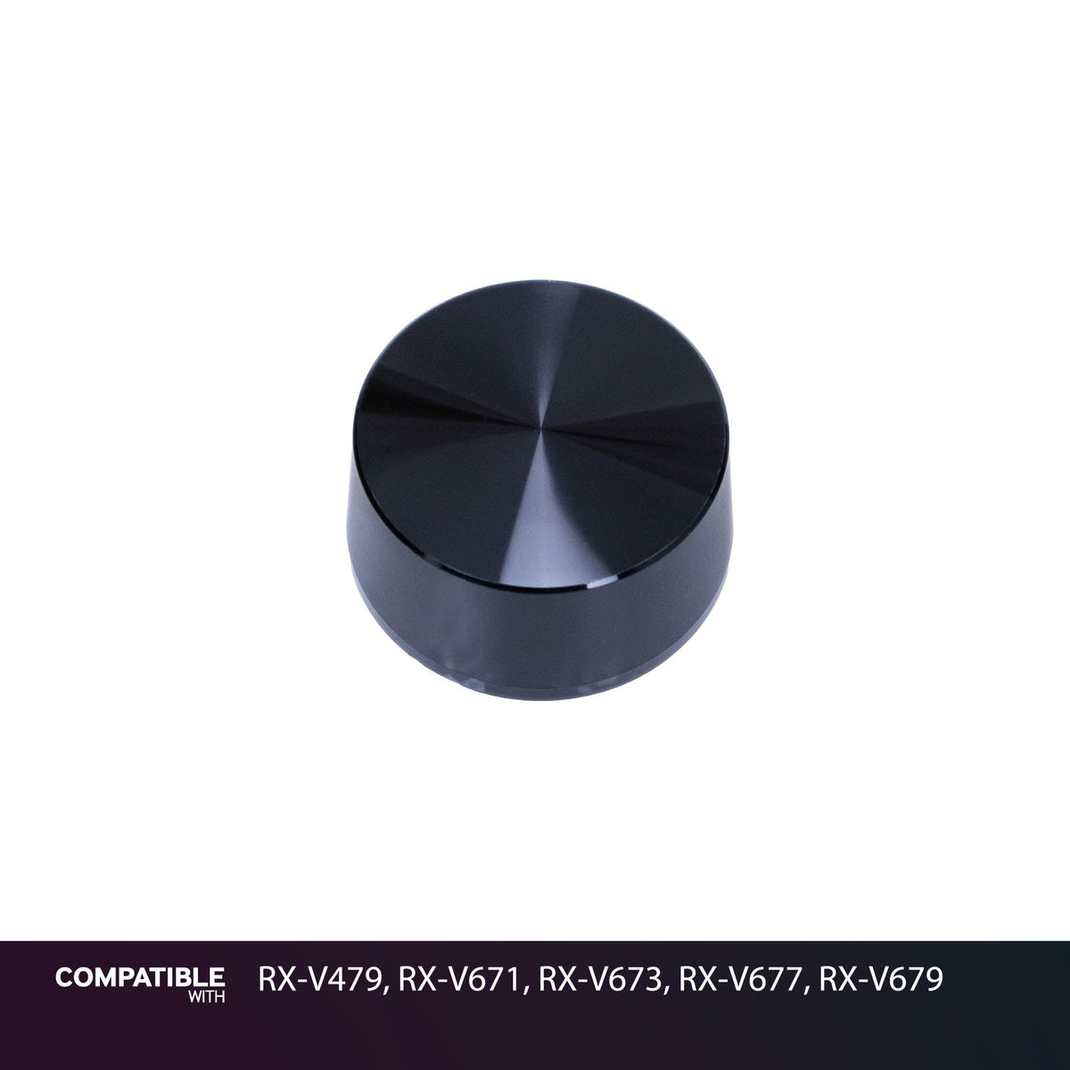 Yamaha Black Volume Knob for RX-V479, RX-V671, RX-V673, RX-V677, RX-V679