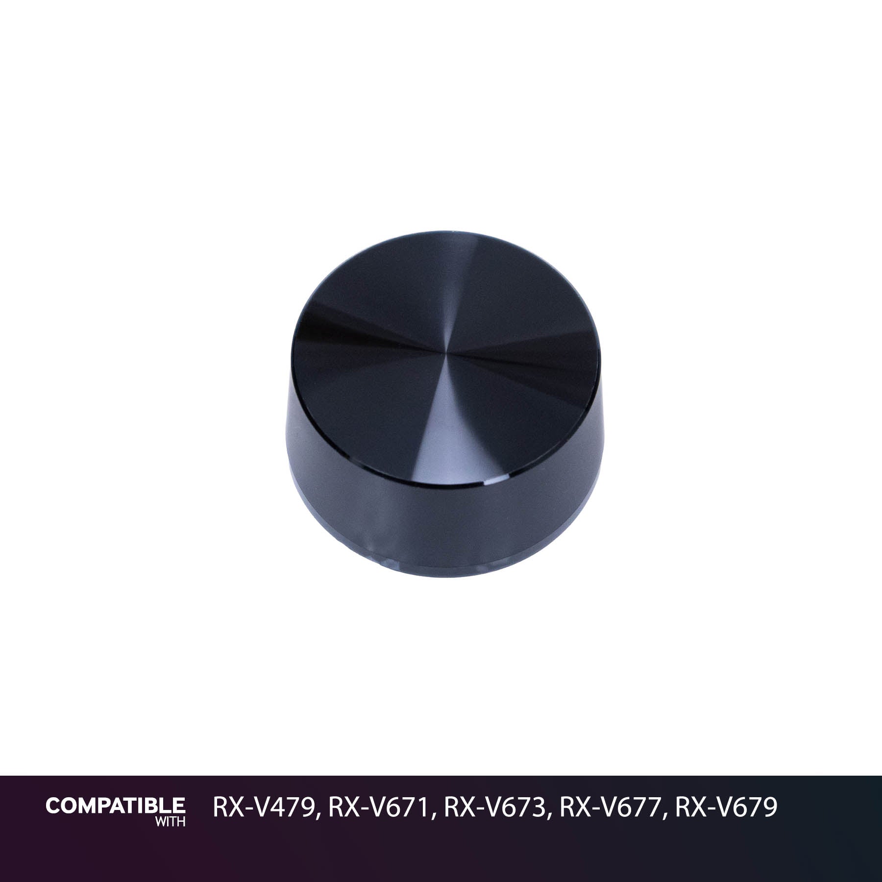 Yamaha Black Volume Knob for RX-V479, RX-V671, RX-V673, RX-V677, RX-V679