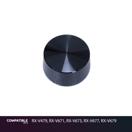 Yamaha Black Volume Knob for RX-V479, RX-V671, RX-V673, RX-V677, RX-V679