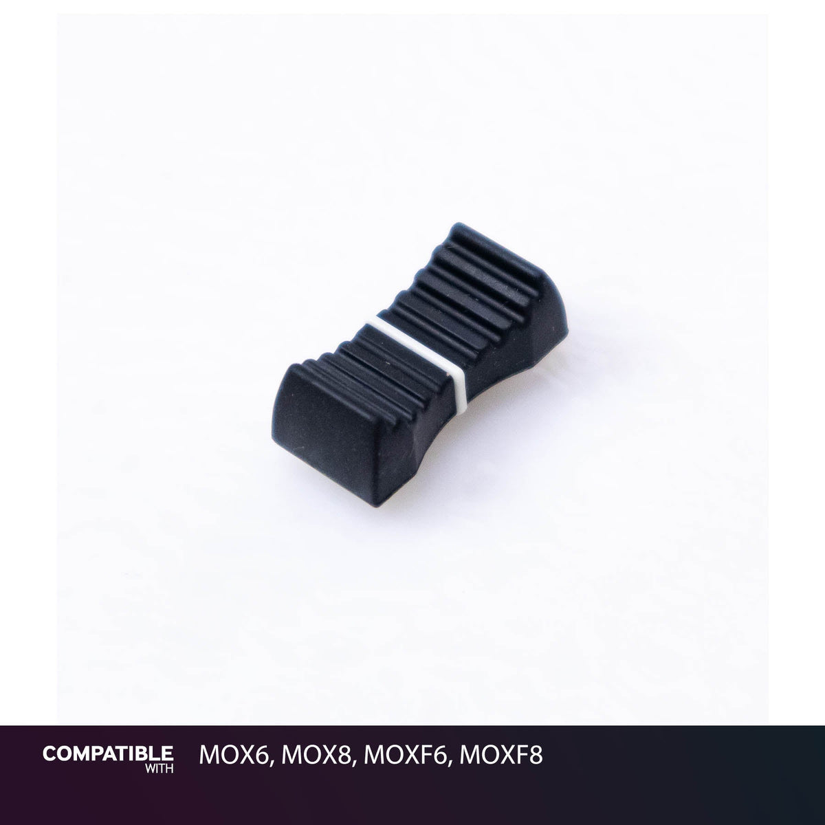 Yamaha Black Fader Cap with White Line for MOX6, MOX8, MOXF6, MOXF8