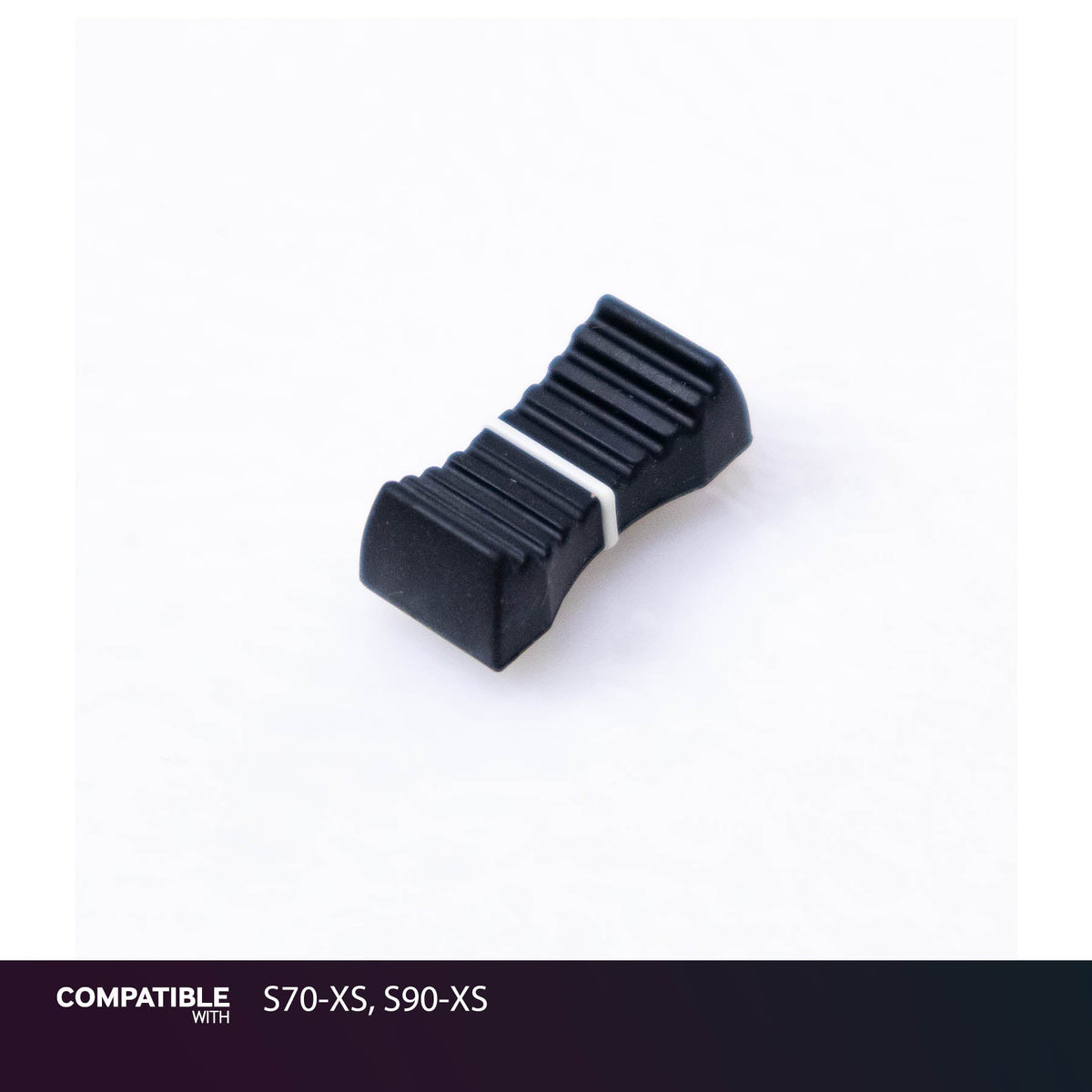 Yamaha Black Fader Cap with White Line for S70-XS, S90-XS