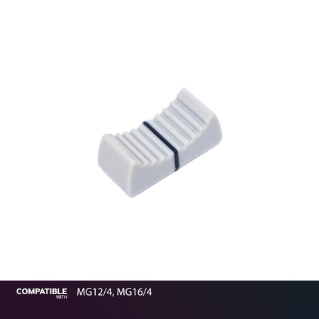 Yamaha Light Gray Fader Cap with Black Line for MG12/4, MG16/4