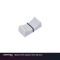 Yamaha Light Gray Fader Cap with Black Line for MG24/14FX, MG32/14FX, N8, N12
